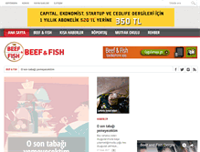 Tablet Screenshot of beefandfish.com